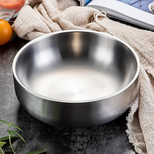 304 stainless steel food bowl deep dinnerware
