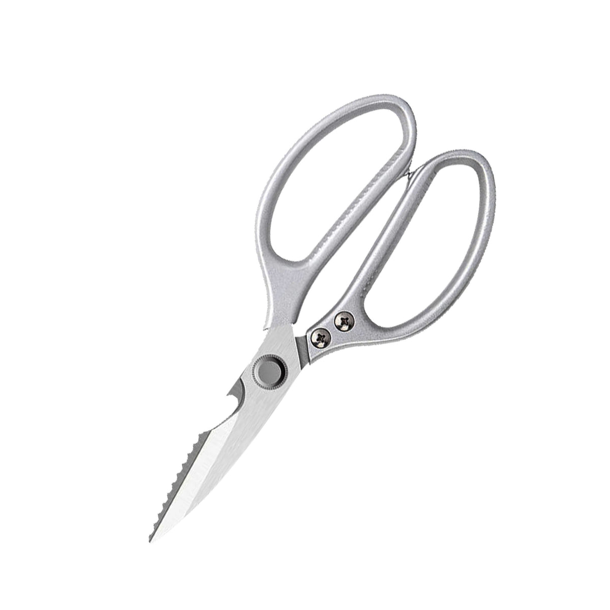 Silver kitchen scissors
