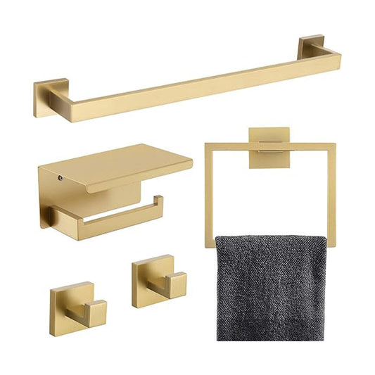 modern stainless steel bathroom hardware accessories set
