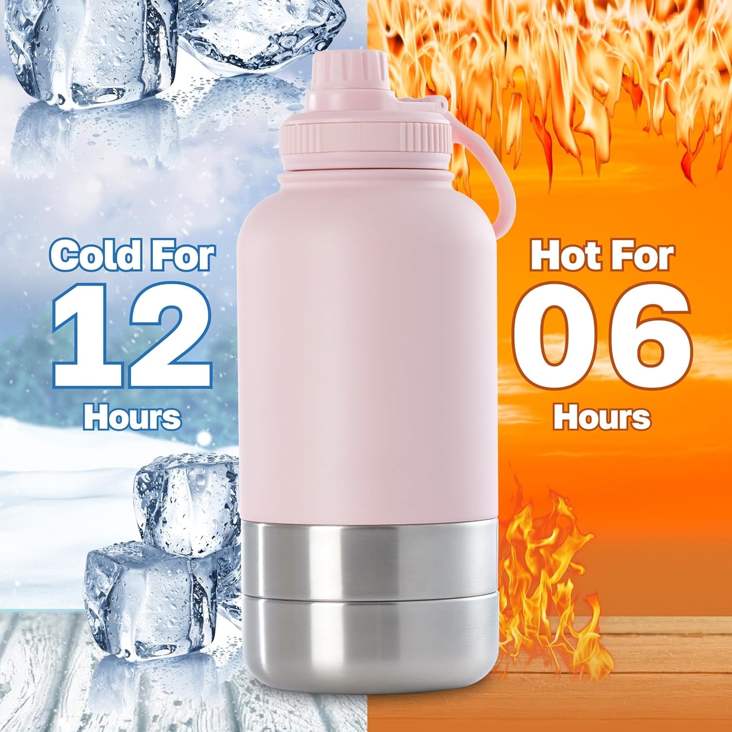 Durable, leak-proof travel water bottle made from high-quality materials for pets