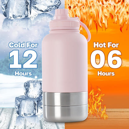 Durable, leak-proof travel water bottle made from high-quality materials for pets