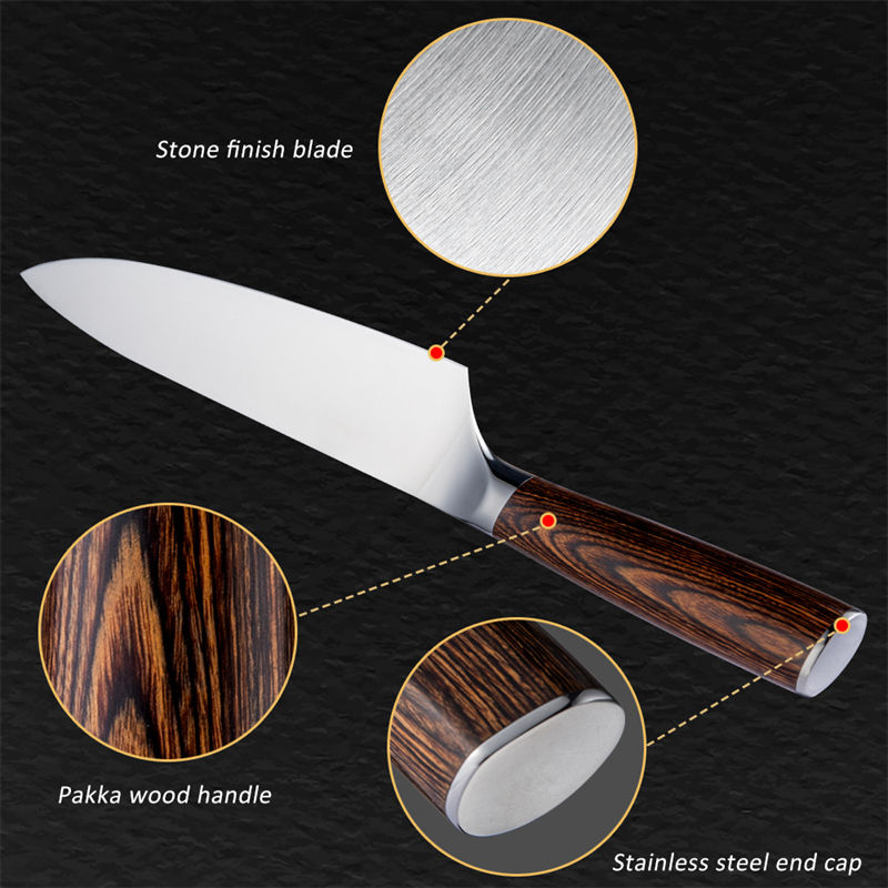 german 1.4116 stainless steel knife blade detail