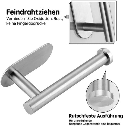 High-quality stainless steel toilet paper holder, rust-resistant and durable