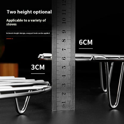 High‑Footed Stainless Steel Steamer Stand for Even Steam Circulation