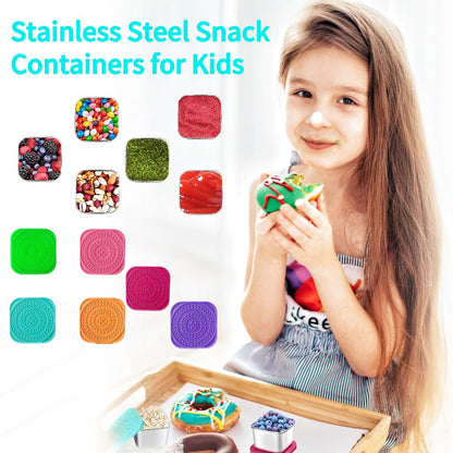kids stainless steel snack containers for school lunch