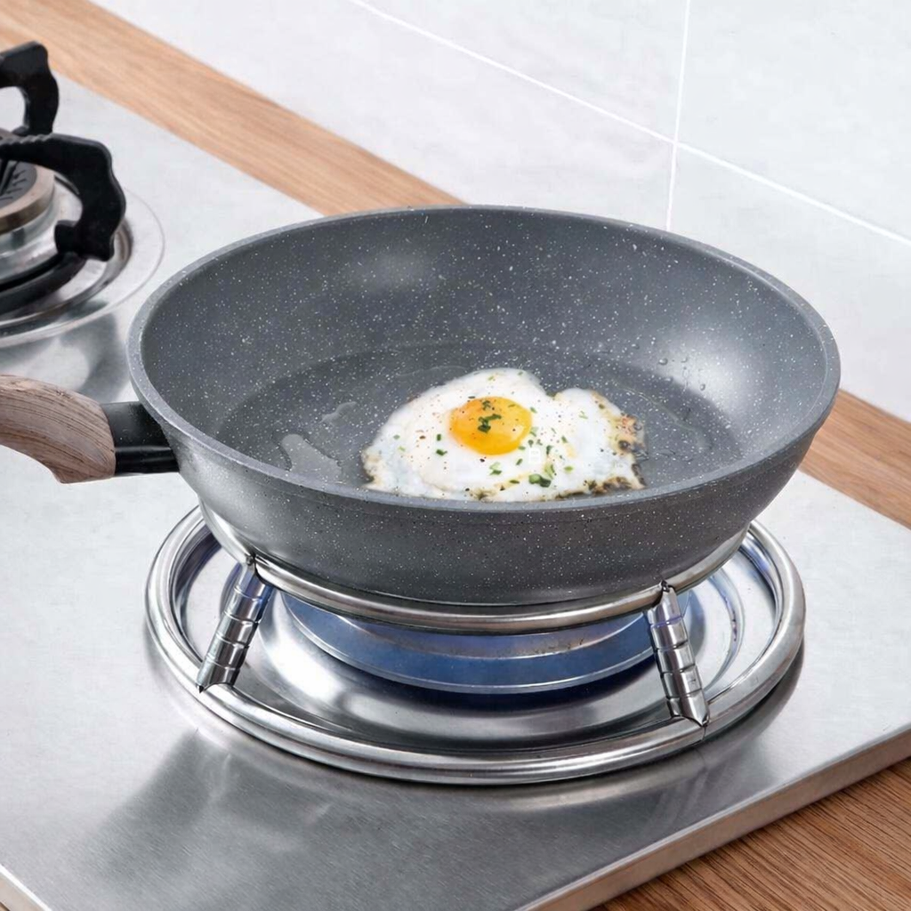 Kitchen Organizer Rack for Cookware – Stainless Steel Pot & Wok Rack