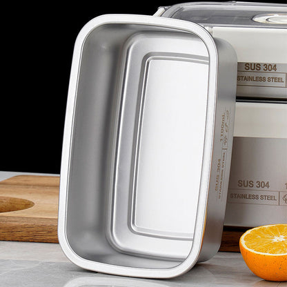 leak-proof stainless steel food container for kitchen and meal prep