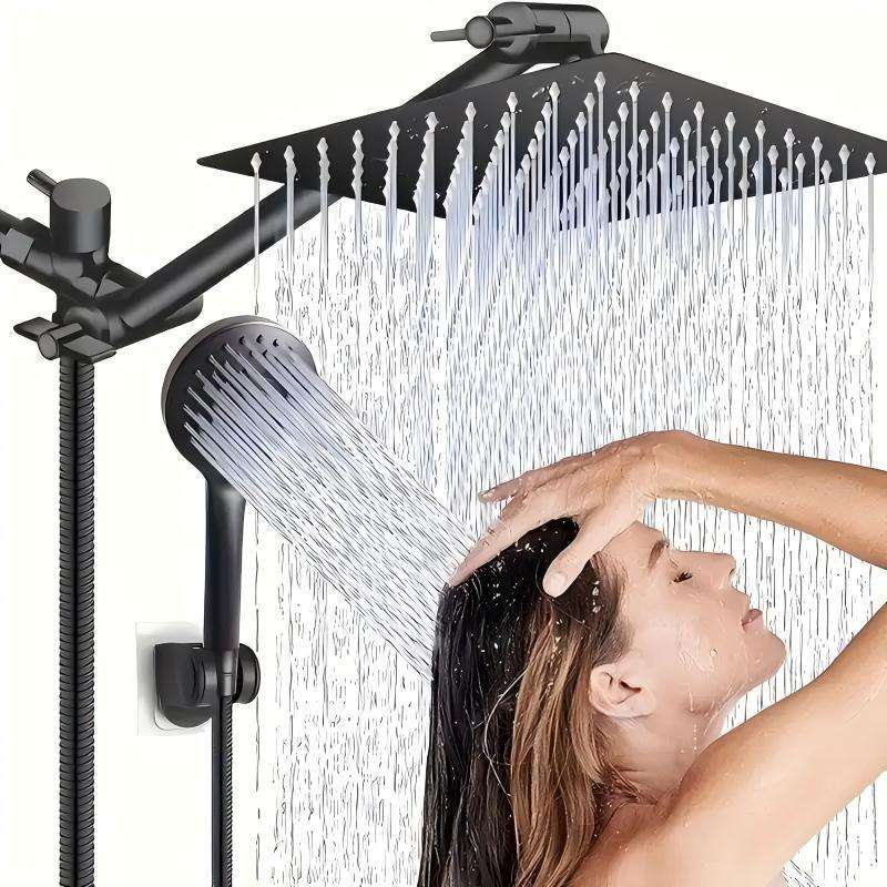 Sleek and modern adjustable shower head design for contemporary bathrooms