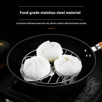 Multi‑Purpose Steaming Rack for Buns, Fish, Rice & More