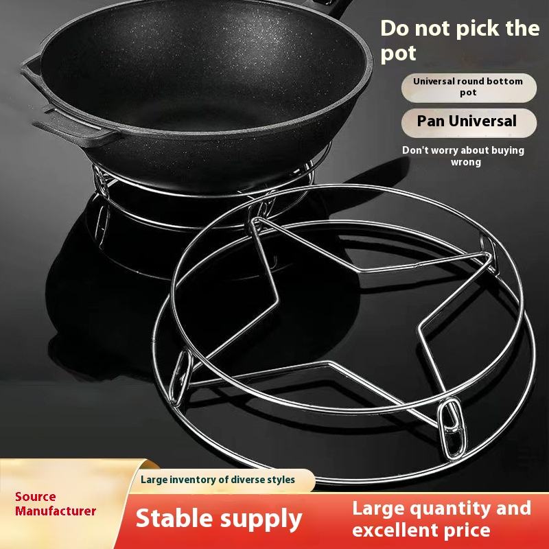 anti slip and anti scald stainless steel pot rack design
