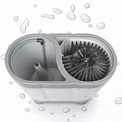 Removable brushes and top cover of the zero power glass washer, making it easy to maintain and clean.