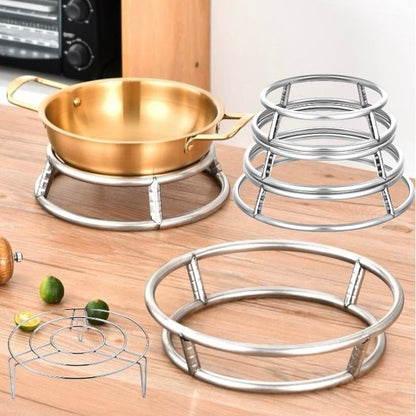Multi‑Functional Wok Rack and Pot Rack as Kitchen Drying Organizer