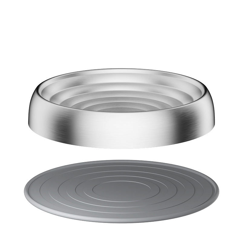 304 stainless steel pet bowl with wave texture
