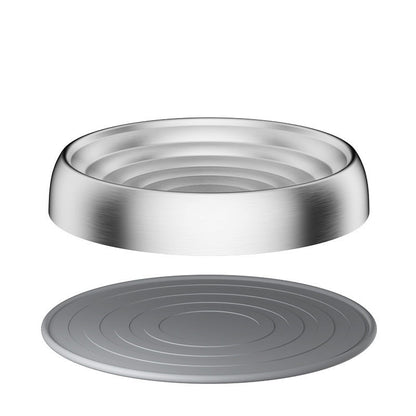 304 stainless steel pet bowl with wave texture
