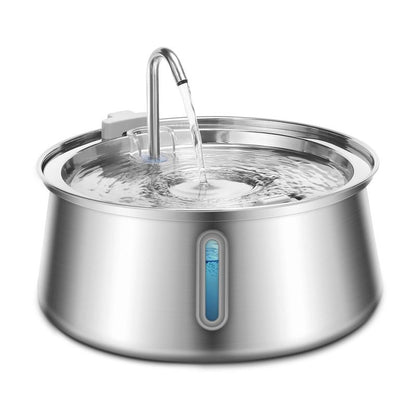 4L stainless steel automatic pet water fountain for cats and dogs
