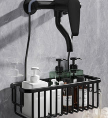 Stainless Steel Shower Shelf Caddy – Rust-Resistant Bathroom Organizer for Shampoo and Soap