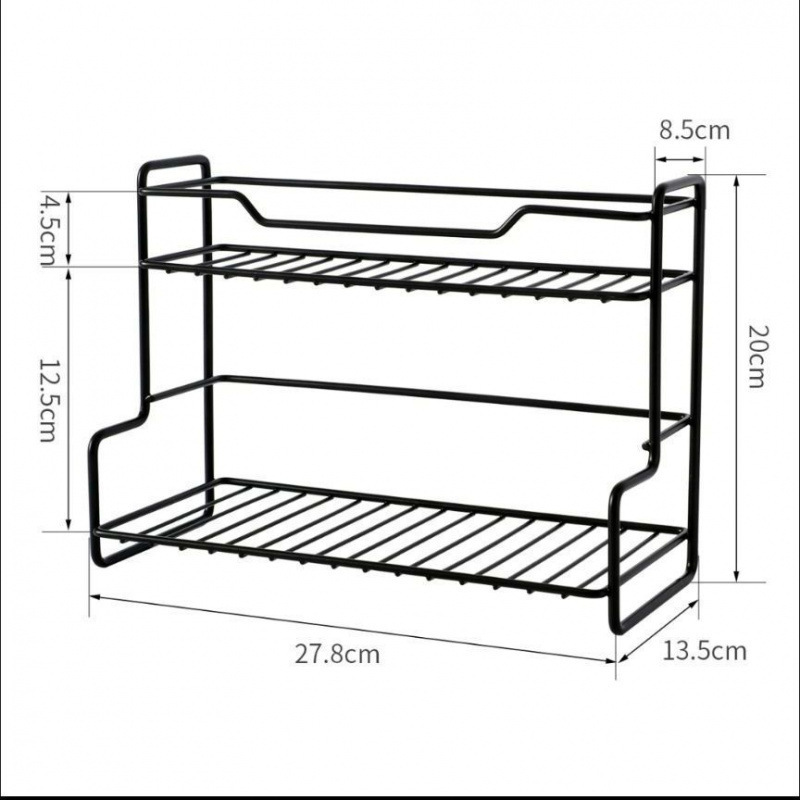 Efficient drainage system in stainless steel storage rack for moisture contr