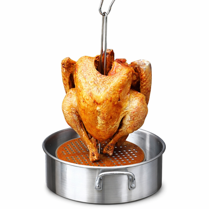 Detachable BBQ Grill Stand Rack for Smoking & Roasting Poultry